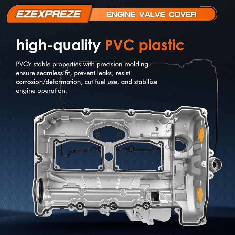 E EZEXPREZE Ezexpreze 2.0L Turbo N20 Upgrade Aluminum Engine Valve Cover with Oil Filler Cap & Gasket & Bolts Compatible with 2012-2018 BMW 228i 320i 328i 428i 528i X1 X3 X4 X5 Z4 (Included GT/xDrive) - Image 4